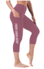 Personalized Capris Leggings with Pockets