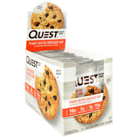 Quest Nutrition Quest Protein Cookie - Peanut Butter Chocolate Chip - 12 ea - 888849008056