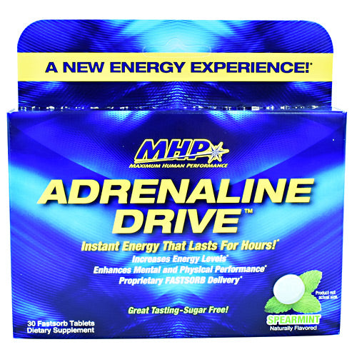 MHP Adrenaline Drive - Spearmint - 30 Tablets - 666222008851