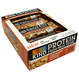 Kind Snacks Protein Bar - Crunchy Peanut Butter - 12 Bars - 602652208003