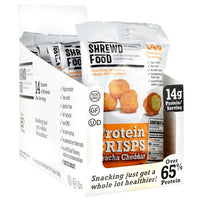 Shrewd Foods Protein Crisps - Sriracha Cheddar - 8 ea - 10811307024227