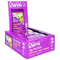 Only What You Need OWYN Bar - Chocolate Chip Cranberry - 12 Bars - 857335004926