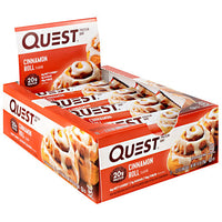 Quest Nutrition Quest Protein Bar - Cinnamon Roll - 12 Bars - 888849000449