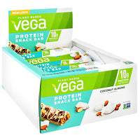 Vega Protein Snack Bar - Coconut Almond - 12 Bars - 838766080826