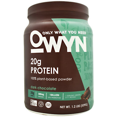 Only What You Need Plant Protein - Dark Chocolate - 14 Servings - 857335004230