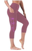 Faith Hope Love Capris Leggings with Pockets