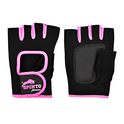 Spinto USA, LLC Womens Workout Glove - Black and Pink, S -   - 636655966103