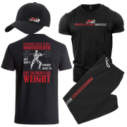 Heavy-Ass Weights Combo - Shirt, Sweats and Cap