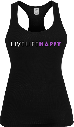 Live Life Happy Ladies Tank