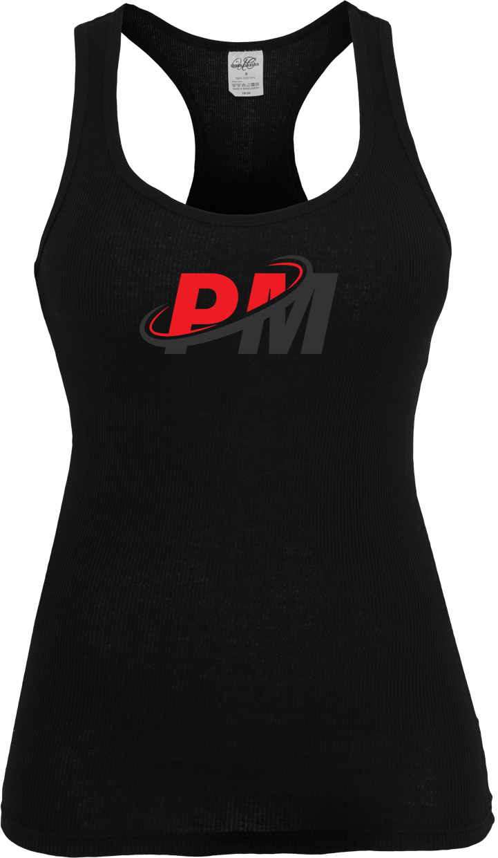 PM4HER Tank Black & Red Logo