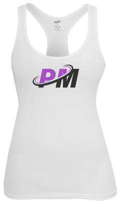 PM4HER Tank White & Purple Logo