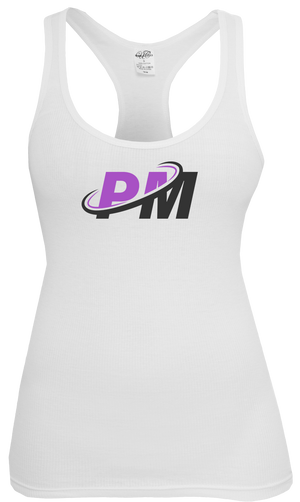 PM4HER Tank White & Purple Logo
