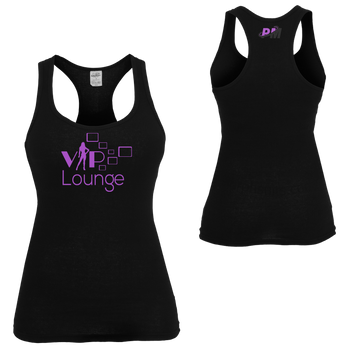 VIP4HER Tank Black & Purple