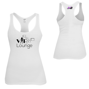 VIP4HER Tank White & Black