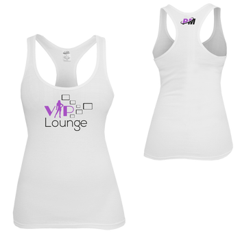 VIP4HER Tank White & Purple