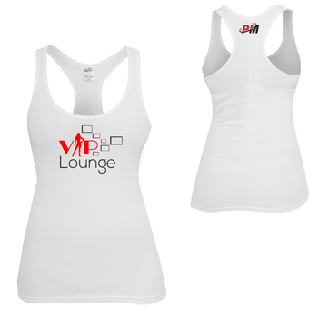 VIP4HER Tank White & Red