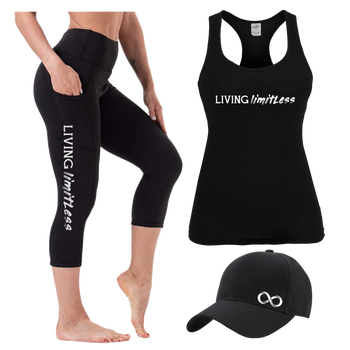 Living Limitless Combo - Tank, Capris and Cap