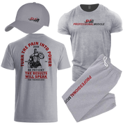 Pain & Power Combo - Shirt, Sweats and Cap