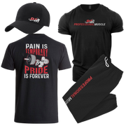 Pain & Pride Combo - Shirt, Sweats and Cap