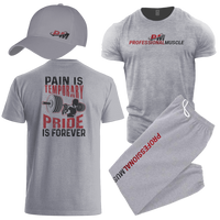 Pain & Pride Combo - Shirt, Sweats and Cap