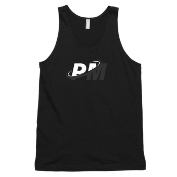 PM Tank Black & White Logo