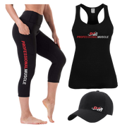 ProMuscle Ladies Combo - Tank, Capris and Cap