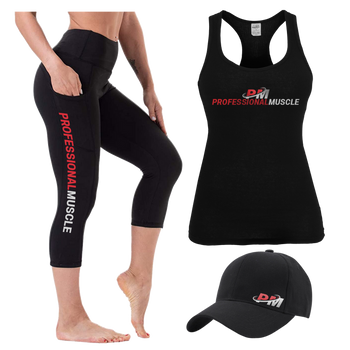 ProMuscle Ladies Combo - Tank, Capris and Cap