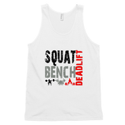 Squat, Bench, Deadlift