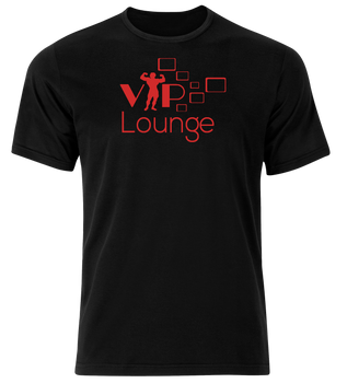 VIP Lounge Tshirt Black & Red