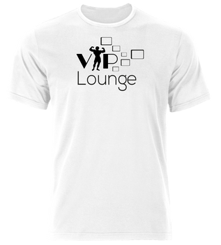 VIP Lounge Tshirt White & Black