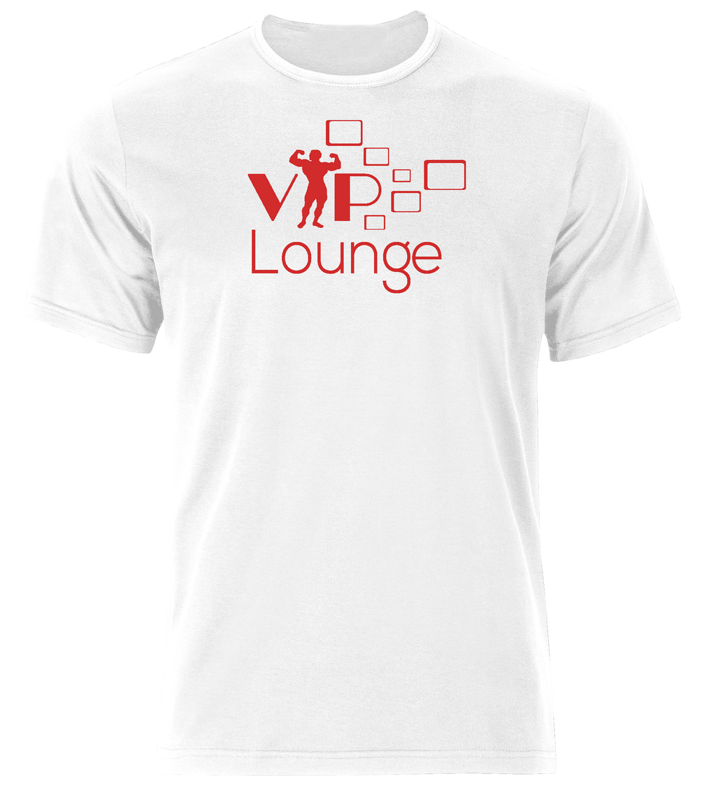 VIP Lounge Tshirt White & Red