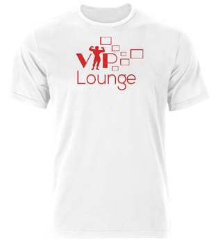 VIP Lounge Tshirt White & Red