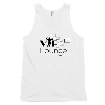 VIP Lounge Tank White & Black