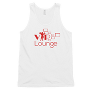 VIP Lounge Tank White & Red
