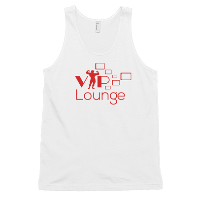 VIP Lounge Tank White & Red