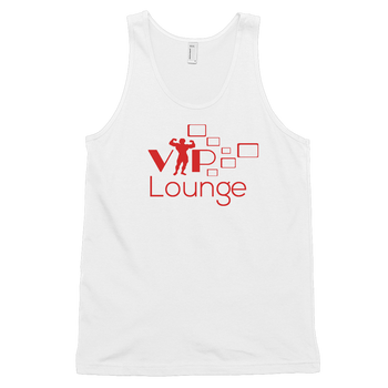 VIP Lounge Tank White & Red